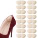 Sibba 8 Pairs Heel Cushion Pads Comfort Microsuede Heel Grips for Loose Shoes Self-Adhesive Heel Liners Heel Inserts Heel Protector for Anti Blister and Prevent Heel Pains Nude