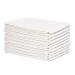 Kitchen towels made of organic cotton-10 pieces of organic cotton white tea towels-Extra large flour sac cotton tea towels-lint-free unbeatable white kitchen towels-68.6 x 68.6 cm (of course-natural cotton 10