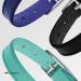Collardirect Leather Cat Neck Collar - Safety Elastic Kitten Band with Bell - 23-28 cm - Available in Black Blue Red Orange Green Pink - International Shipping - Buy Online on GoSupps.com