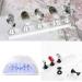 Acrylic Nail Display Stand 2 Sets for Training DIY Practice - Magnetic Nail Art Tips Holders - False Nail Tip Trainer - Manicure Tool (Black/Silver) - 53 Pc Set - Buy Online on GoSupps.com