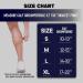Thoxcare Calf Compression Sleeve for Men Women (1 Pair) - Leg Support Compression Socks for Running - Black/Gray, Large - Buy Online on GoSupps.com