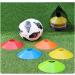 ANSLYQA Set of 50 Soccer Cones with Carry Bag - Agility Training Discs for Football, Basketball & Sports Field Markers (5 Colors) - Buy Online on GoSupps.com