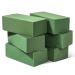 6 Pcs Floral Foam Blocks for Flower Arrangement (Larger Size 9 L x 4.3 W x 3 H) Wet and Dry Green Floral Foam for Wedding, Birthdays, Home Decorations