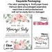 Baby Shower Measure Belly Game Set - 34 PCS Pink | How Big is Mommy's Belly | Includes 30 Guessing Cards, 3 Measuring Tapes, and Game Sign with Stand - Buy Online on GoSupps.com