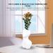 Exquisite White Ceramic Vase - Modern Bohemian Decor for Female Bodies | Ideal Home Accent for Study - Buy Online on GoSupps.com
