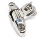 Keehui Pack of 2 Marine Grade Bimini Top 316 Stainless Steel Swivel Deck Hinge with Removable Pin - Rubber Pad Deck Mount Included - Buy Online on GoSupps.com