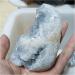 Natural Crystal Rough 390g Natural Rough Blue Crystal geode Cluster Specimen raw Gemstone Quartz Hole Cluster fengshui Decor - Buy Online on GoSupps.com