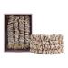 Silkie 4-Set 100% pure mulberry lide champagne-colored thin hair tie with travel bags hair tie for every day hair care ponytail holder without hair damage (champagne)