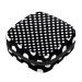 Polka dot black and white pattern napkin-storage pocket portable period bag for women teenage girls menstrual cup bags sitting holder holder holder