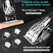 Professional Men's Hair Trimmer Set Wireless Hair Trimmer and Beard Trimmer Kit Hair Trimmer with 5 Speed Levels Men's Hair Cutting Sets with LCD Screen and T-Blade - Buy Online on GoSupps.com