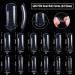 120-Piece Nail Shapes Set for Polygel Nails - Dual-Ended Brush Nail Tips & Files - International Shipping Available - Buy Online on GoSupps.com