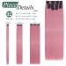 SEGO 12 PCS Clip-In Hair Extensions - Real Hair 180g 55cm Ash Rose - Affordable Full-Head Set with 22 Clips - Buy Online on GoSupps.com