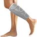 LCK UK Calf Support for Torn Muscle Adjustable Compression Sleeve for Pain Relief Strain Running Sports Recovery Calf Support Reduces Muscle Swelling Shin Brace for Men and Women (Grey)