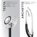 AIESI DOCTOR B-SCOPE Professional Dual Head Adult Stethoscope Black - Buy Online on GoSupps.com