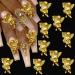 10pcs Baroque Angel Baby Nail Charms 3D Stereoscopic Embossed Angel Baby Nail Art Charms Nail Accessories Retro Cupid Angel Charms for Nails Jewelry DIY Manicure Decor Nail Designs Women Nail Supplies Gold