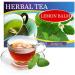 80 Tea Bags Lemon Balm Melissa Tea 4 Boxes x 20 Tea Bags - Buy Online on GoSupps.com