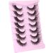 False Lashes Natural Look Fluffy Eyelashes Wispy Fox Eye Lashes That Look Like Extensions 3D Lashes Natural Strip Lashes Pack by Kiromiro Fox Eye Natural - Buy Online on GoSupps.com