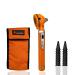 Cross Canada 11-092 Physician Fiber Optic LED Pocket Otoscope Diagnostic Set Professional Otoscope for Physician Medical Student Nursing Student Doctor Nurse (Tangerine)