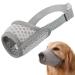 Dog muzzle Breathable muzzle for XXS to XXL Dogs Chihuahua Beagle and Golden Retriever adjustable pet muzzle for biting and chewing enables beating and drinking gray XL