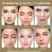 Eye Brows Stencil & Stamp Kit - Eyebrow Stencils For Older Women | 10PCS Brow Card with Brow Powder & 2pcs Brushes | Perfect Eye Brow Stencil Kits for Important Occasion Home Outdoor Beginners Dark Brown - Buy Online on GoSupps.com