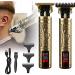 Men's Professional Hair Clippers Kit - Rechargeable Waterproof Trimmer with T-Blade for Close Cutting (LED- Statue of Liberty) - Buy Online on GoSupps.com