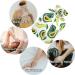 NAANLE 1L Watercolor Disk Heat Bottle with Cover | Transparent Hot Water Bottle for Pain Relief & Therapy - Buy Online on GoSupps.com