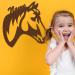 Schlummerlicht24 LED 3D Wood Design Horse Lamp - Perfect Gift for Women Girls & Kids | Personalizable | Ideal for Children's Room - Buy Online on GoSupps.com