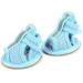Zunea Summer Breathable Mesh Dog Shoes | Anti-Slip Paw Protectors for Small Dogs | Adjustable Reflective Sandals for Hot Pavement | Blue (Size 5#) - Buy Online on GoSupps.com