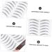 Gogogmee 12 Sheets false eyebrows for women eyebrow water transfer Transfer stickers - Buy Online on GoSupps.com