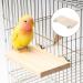 Bird Platform 2 PCS Bird Platform Perch Bird Wooden Platform Platform Perch for Birds Climbing Platform Bird Cage Accessories Wooden Frame Small Animal Resting Place Suitable for Small Animal Pet Toys - Buy Online on GoSupps.com