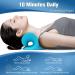 Neck and Shoulder Relaxer for Pain Relief - Neck Stretcher for TMJ - Cervical Traction Device for Spine Alignment (Dodger Blue) - Buy Online on GoSupps.com