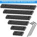 FANGOSS Mloc Picatinny Rails Set - 6 Pack with 3, 5, 7, 9, 11, 13 Slot Aluminum Sections - Includes 13 T-Nuts, Screws, and Allen Wrench - Buy Online on GoSupps.com