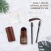 Lavan Eyebrow Stamp Stencil Kit - Long Lasting Waterproof Makeup Tools with 10 Reusable Stencils, 2 Brushes - Dark Brown 13 Piece Set - Buy Online on GoSupps.com