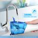 Water Dental Flosser Cordless - H2ofloss Portable Oral Irrigator with 5 Modes, 6 Jet Tips - Rechargeable & Waterproof - Teeth Braces & Gums Care - Home Travel - Blue - Buy Online on GoSupps.com
