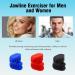 Jawline Trainer Set - 6-Piece Jaw Coach for Men & Women | Double Chin Remover | 40lbs 50lbs 60lbs Pine Exercises | Jawline Fitness Balls in Blue Red & Black - Buy Online on GoSupps.com