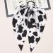 Cow Print Rabbit Ear Bow Scrunchie Headband for Women and Girls - Buy Online on GoSupps.com