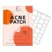 Fast-Acting Hydrocolloid Acne Patches 72 Invisible Patches for All Acne Types Hides Spots and Covers Pimples Removes Oil - Spot Stickers for Face and Skin