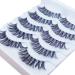 Holangela 5 pairs of false eyelashes faux eyelashes natural look naturally artificial eyelashes thick eyelashes natural for make-up self-adhesive eyelashes reusable eyelashes fast and black unit size