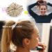 100 Pcs Blonde Elastic Hair Ties - Metal-Free Small Hair Bands for Girls & Women - Thin Ponytail Holders - Buy Online on GoSupps.com