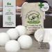 Wooly Heroes Eco-Friendly Wool Dryer Balls - 6-Pack XL Reusable Fabric Softener Natural Laundry eBook Included - Buy Online on GoSupps.com