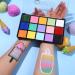 UCANBE Face Body Paint Oil Palette - 15 Macaron Colors for Halloween, Cosplay, Parties & Festivals - Buy Online on GoSupps.com