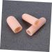 Silicone Finger Protectors 8 Pcs Set - Gel Toe Caps Thumb Sleeve for Pain Relief - Beige Protective Gear C01 - Buy Online on GoSupps.com