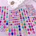 Elwish 365pcs Round Jewels Stickers | Self-Adhesive Rhinestone Gems for Crafts | Multicolored Bling Jewels - Buy Online on GoSupps.com