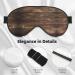 Rustic Old Barn Wood Print Unisex Sleep Mask - Double-Sided Eye Mask for Sound Sleep & Skin Care - Buy Online on GoSupps.com