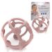 reer Bite&Play teething and grasping ball for babies teething ring and toy for toddlers great gift pink
