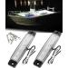 Shangyuan LED Interior Boat Lights, Utility Slim Strip Bar Light Fit Courtesy Lighting Cockpit Lights Navigation Light White (Pack of 2) white 2pcs