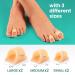 Welnove Hammertoe Corrector - 6 Pack Soft Gel Toe Splints - Toe Straighteners for Bent, Curled, Crooked Toes - Toe Corrector for Men and Women - 3 Sizes (Beige) - Buy Online on GoSupps.com
