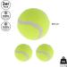Dryer Balls Set of 3 | Diameter 6 cm Rubber Core Yellow Polyester Felt | Tennis Balls Dryer Drying Time Saving Energy Saving - Buy Online on GoSupps.com