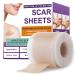 Silicone Scar Sheets Silicone Scar Tape Scar Tape For Surgical Scars Silicone Scar Removal Strips For Surgical C-Section Tummy Tuck Keloid Scars(1.6"X 59" Roll-1.5M) Keloid Bump Removal 1.5M White