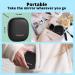 Omobolanle LED Vanity Mirror 10X Magnifying Compact Portable Travel Makeup Mirror with Lights - Ideal Gift for Girlfriend, Mother, Daughter (Black) - Buy Online on GoSupps.com